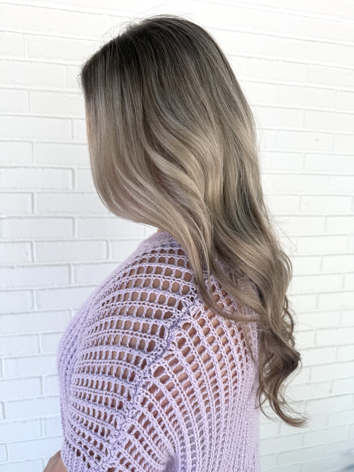 Dimensional brunette hair color